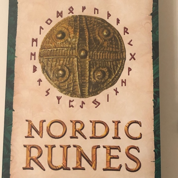 Mini Set of Lapis Nordic Runes & Book - Picture 5 of 7